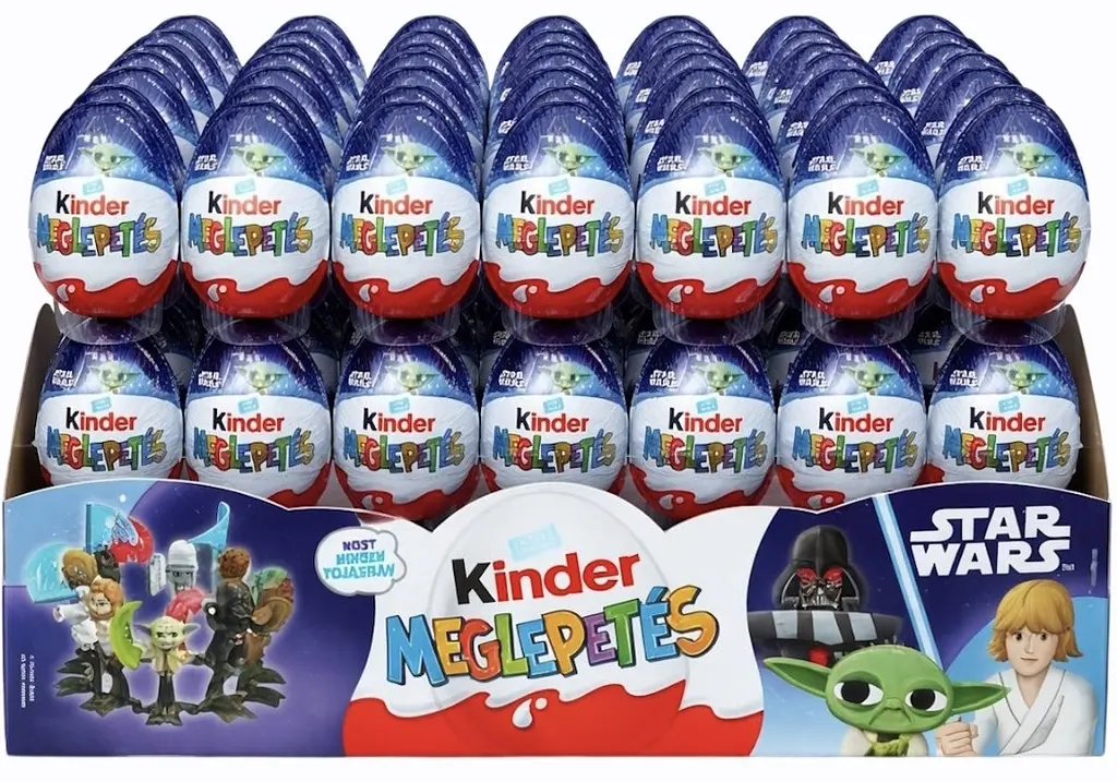 Шоколадні яйця Kinder STAR WARS 72 шт * 20 г