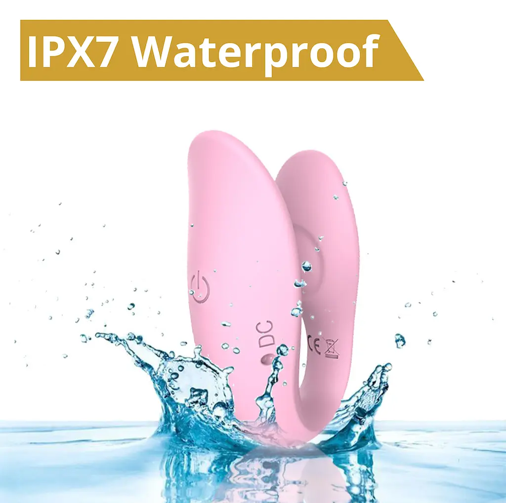 Вібратор для пар Erospace Sweet Play A7 9.8 см рожевий - фото 11