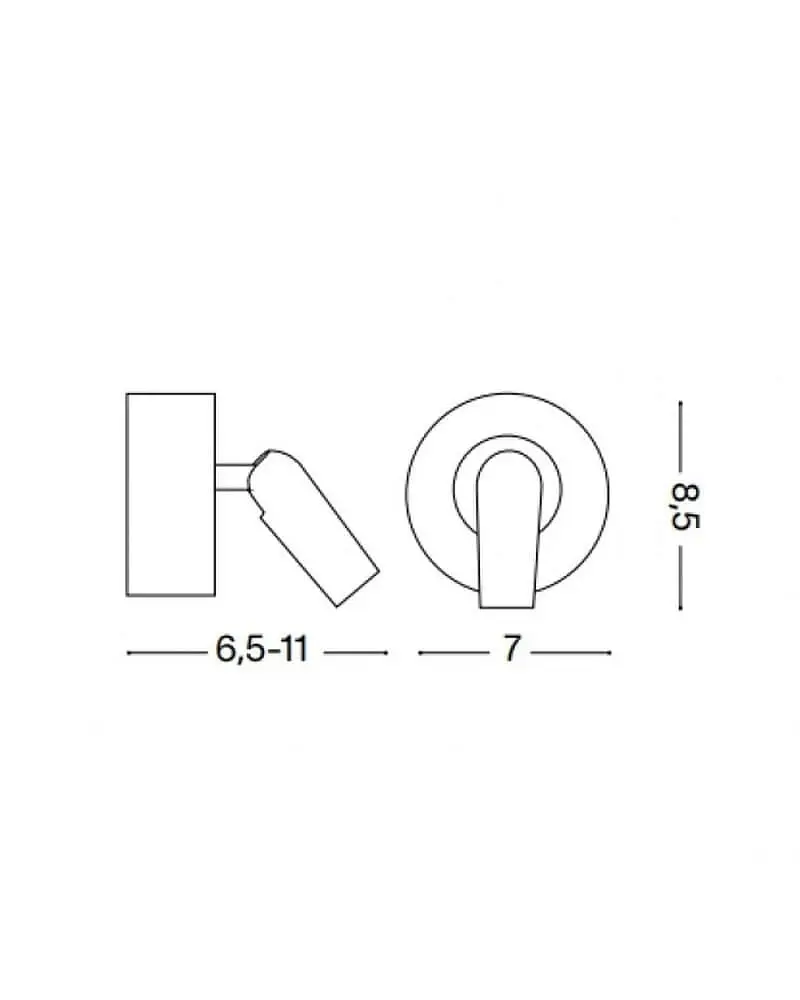 Бра Ideal Lux 260624 Bean - фото 2