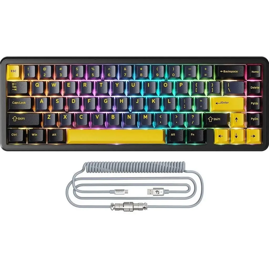 Клавіатура Attack Shark X65 RGB HE Starry Black (AS-6972792470535-SB-UA) [176658] - фото 10