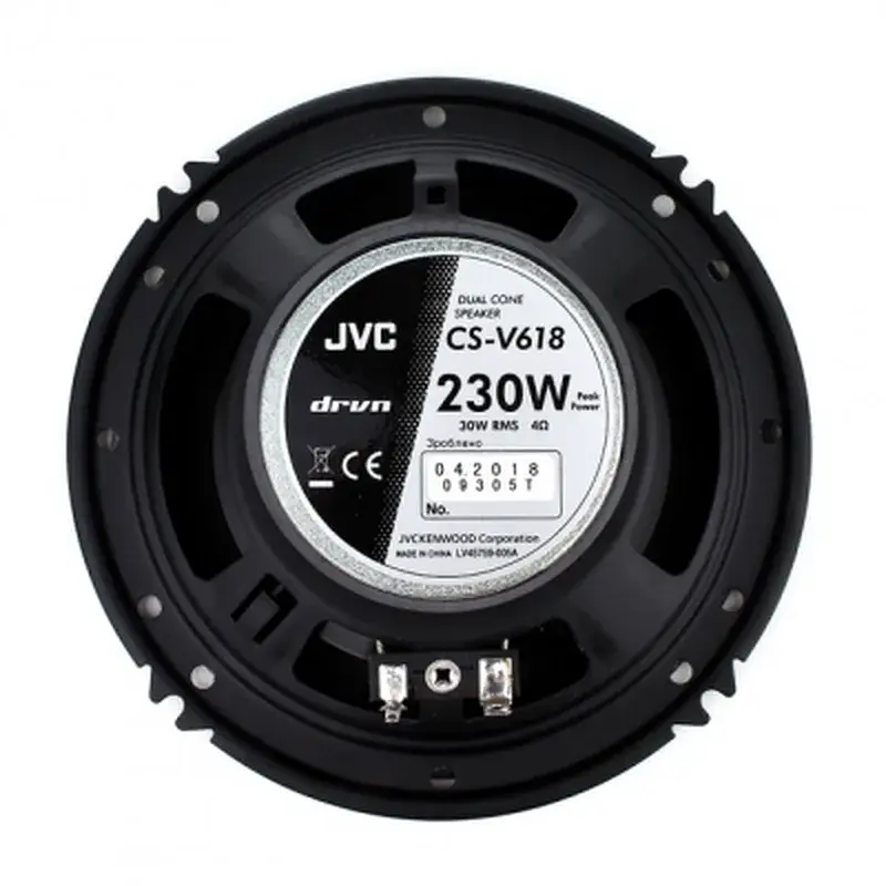 Коаксіальна акустика JVC CS-V618 - фото 5