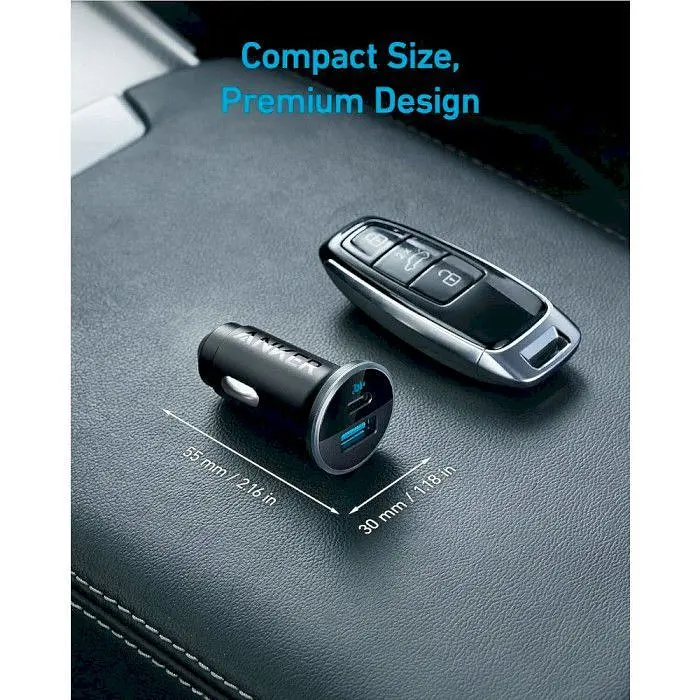 Автомобільний зарядний пристрій Anker PowerDrive 323 Black (A2735G11) - фото 3