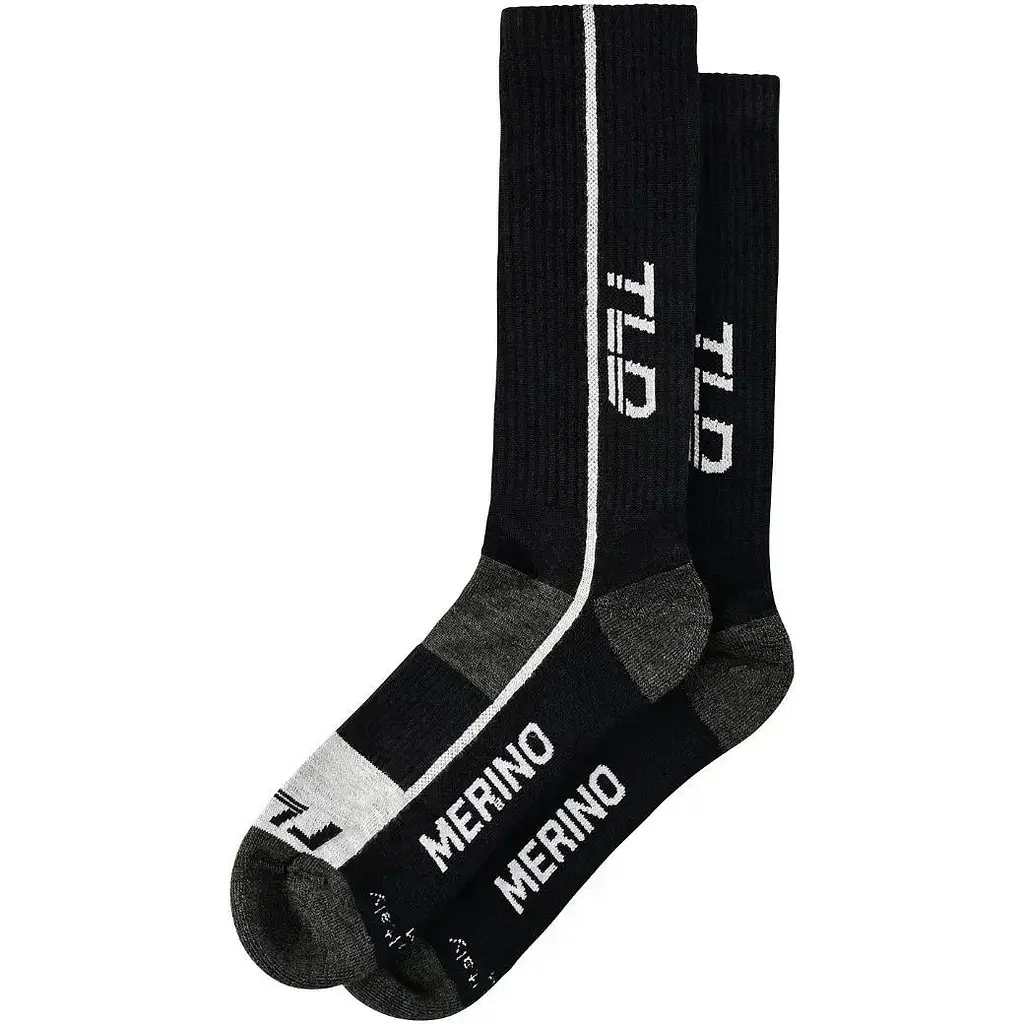 Носки TLD Chill Merino Wool Socks Mono Black S/M Troy Lee Designs (1106-873472002) - фото 2