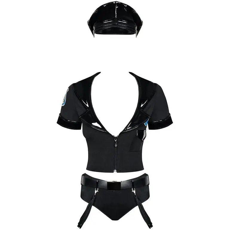 Эротический костюм Obsessive Police Set S/M - фото 2