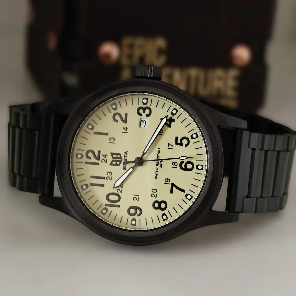 Годинник Besta Command Green Metal, 2 ремінця - фото 8