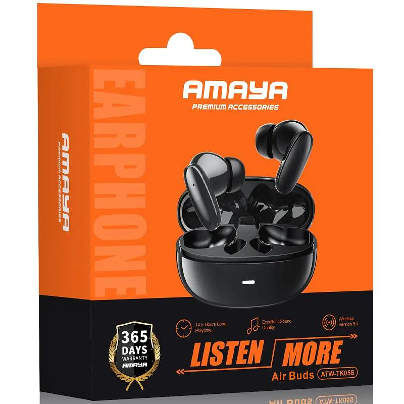 Беспроводные TWS наушники Amaya TK05S Black - фото 2