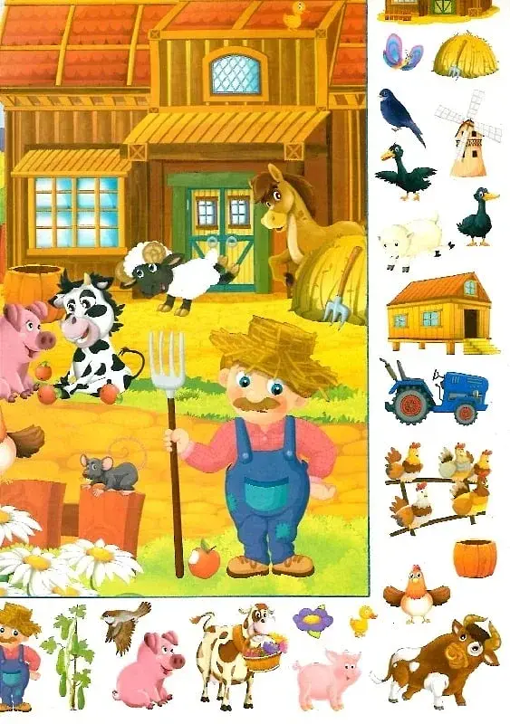 Книга-картонка Великий віммельбух. Ферма - фото 7