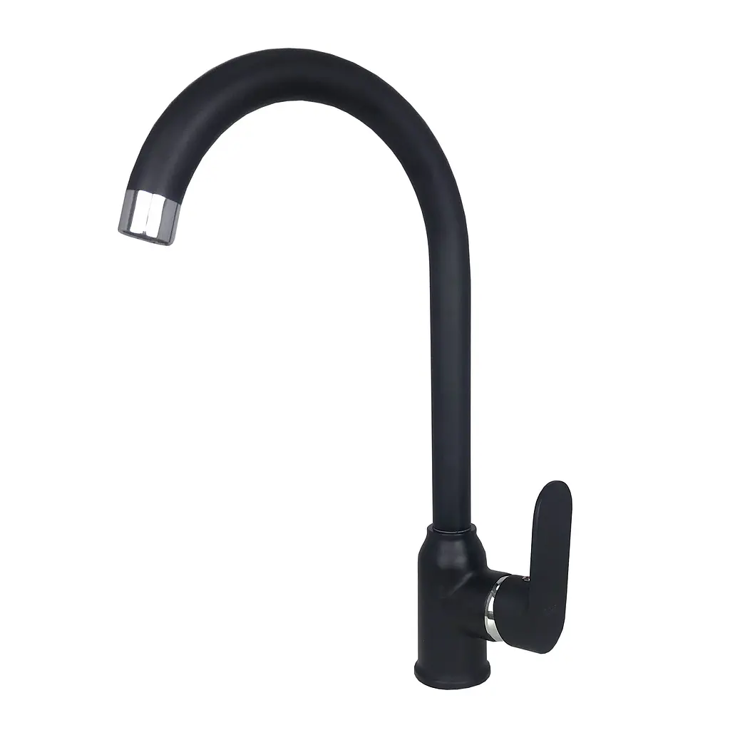 Змішувач для кухні Globus Lux Ontario GLO-0203S-BB Чорний - фото 2