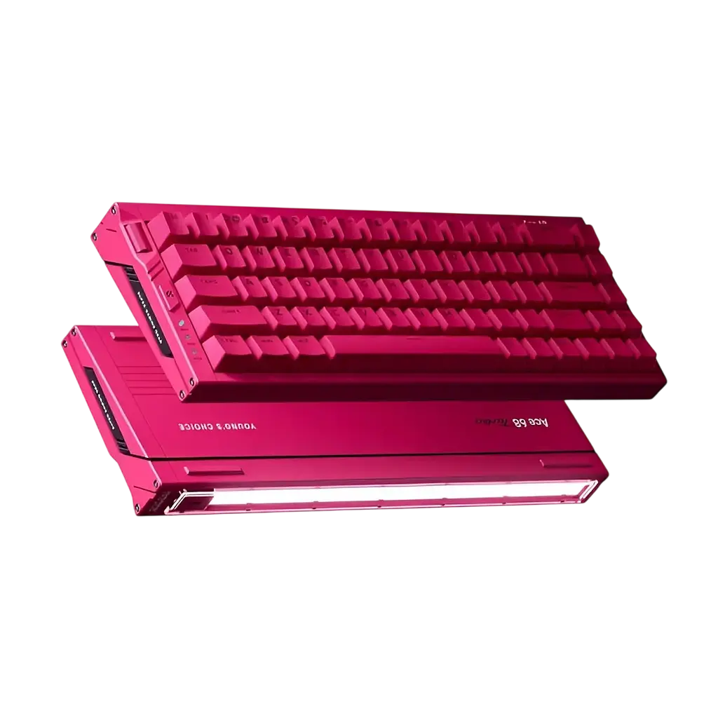 Клавіатура MCHOSE Ace 68 Turbo Mount Tai Magnetic Switch GT Berry Red - фото 2