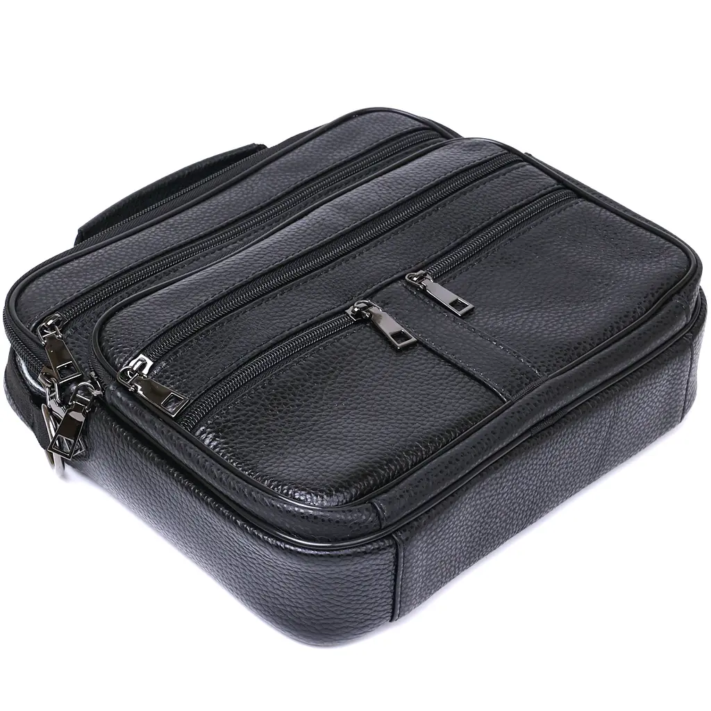 Кожаная мужская сумка Vintage 27х22х7 см sum0020157 - фото 13