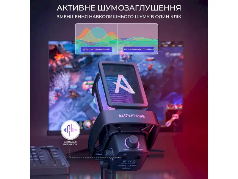 Мікрофон для ПК/ для стрімінгу, подкастів Fifine Q8PRO Black - фото 11