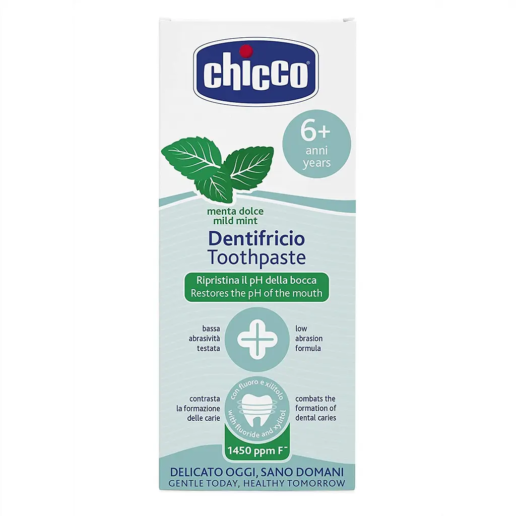 Зубна паста Chicco Ніжна м'ята, з фтором, 50 мл (10607.00) - фото 2