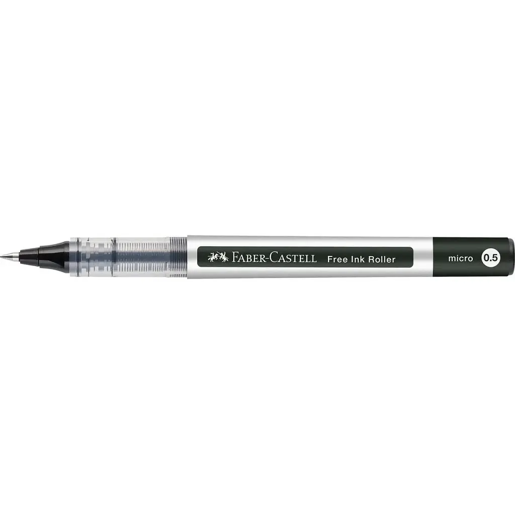 Ролер Faber-Castell Free Ink rollerball, колір чорнила чорний, 0,5 мм, одноразова (29194) - фото 2