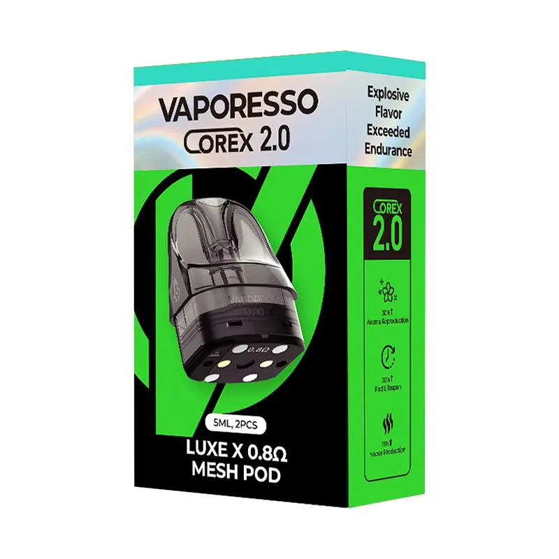 Картридж Vaporesso LUXE X Corex 2.0 5ml Coil Mesh - 0.8 Ом (16859) - фото 2