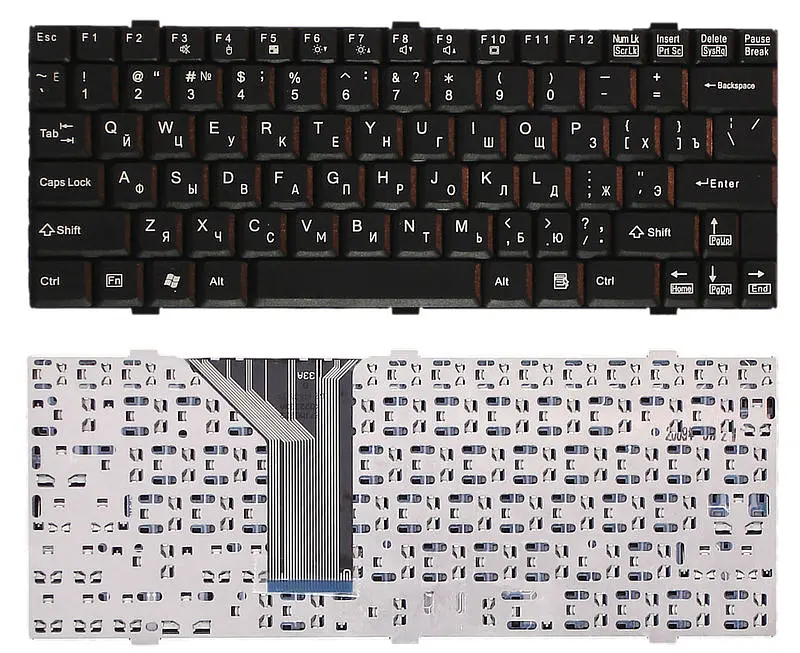Клавіатура для ноутбука Fujitsu LifeBook (P5020, P5020D, P5010, P5010D) Black - фото 3