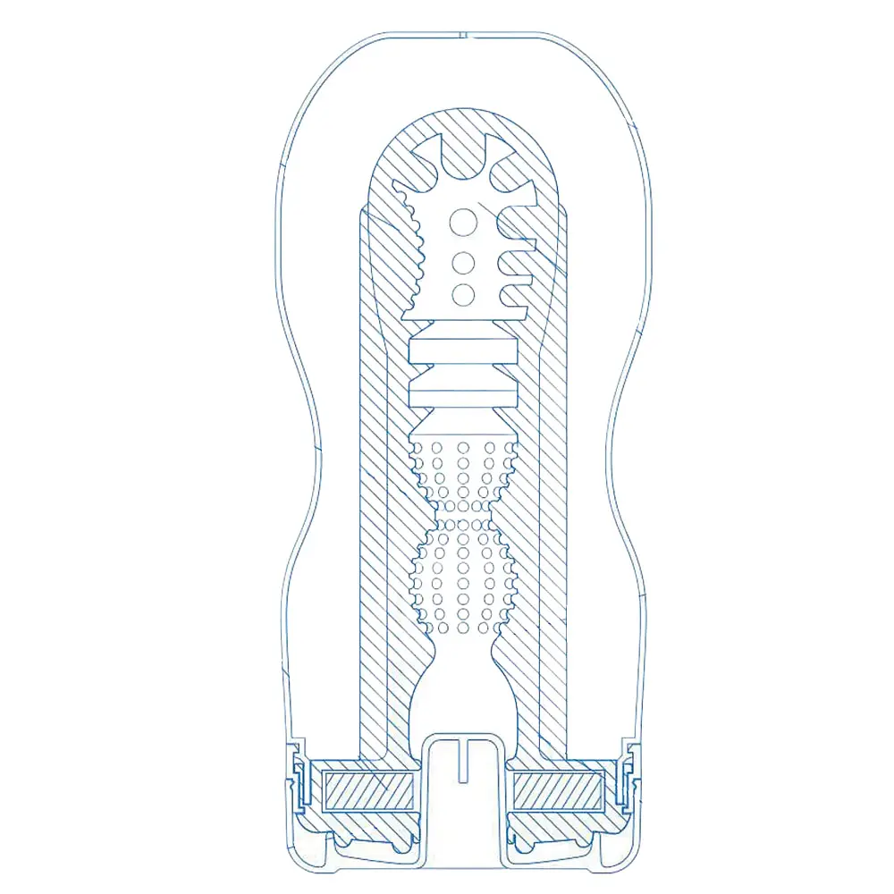 Мастурбатор Tenga Deep Throat Cup Cool Edition прозрачный - фото 3