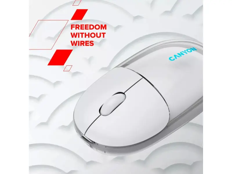 Миша Canyon OnClick 24 White (CNS-CMSW24W) - фото 10