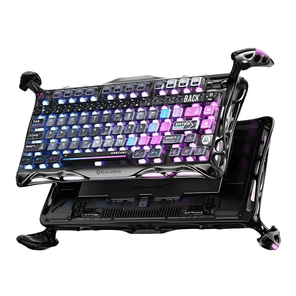 Клавиатура Gravastar Mercury K1 Pro Special Edition - Cyberpunk - фото 2