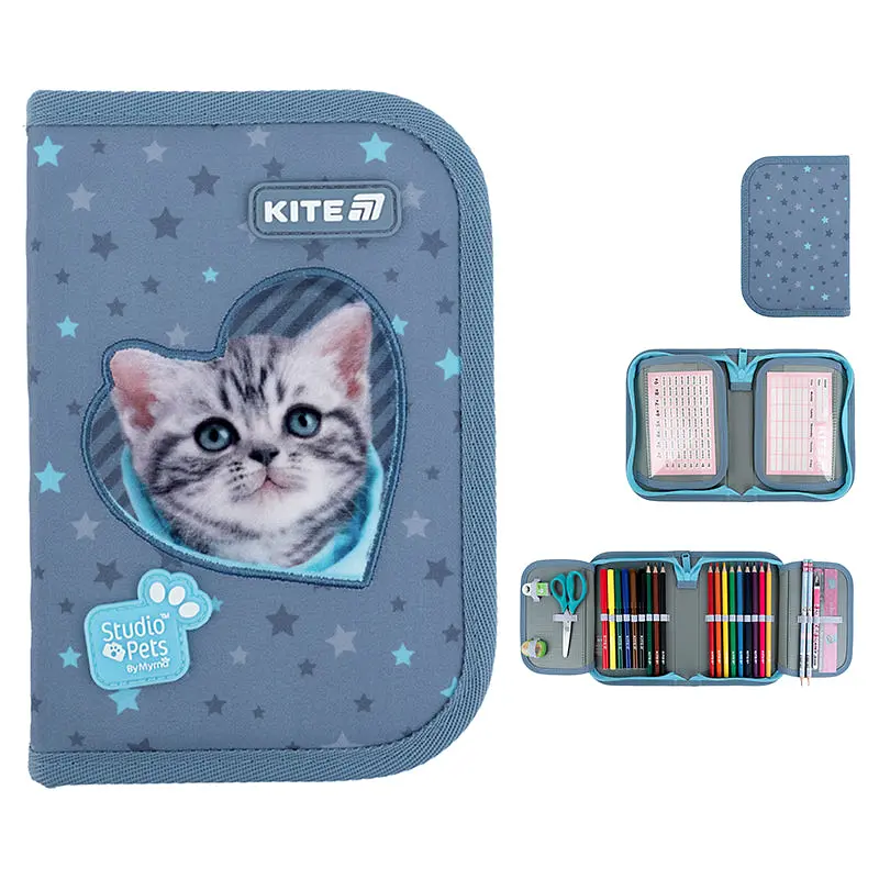 Пенал Kite SP синий (SP25-622H-3) - фото 2