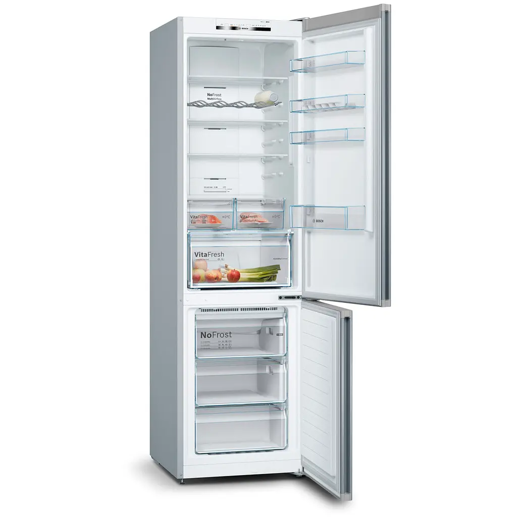 Холодильник з нижньою морозильною камерою Bosch KGN39VL316 нержавіюча сталь (KGN39VL316) - фото 2