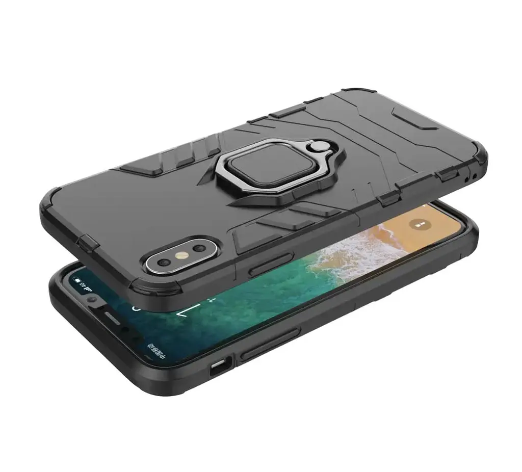 Чохол бампер Primolux Ring Armor для Apple iPhone X / iPhone Xs Black - фото 3