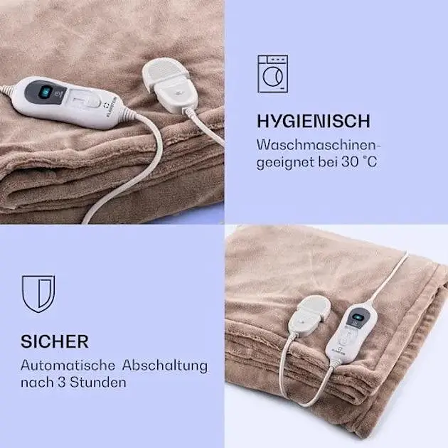 Электрическое одеяло Klarstein Dr.Watson XL 180 x 130 (10024006) - фото 4