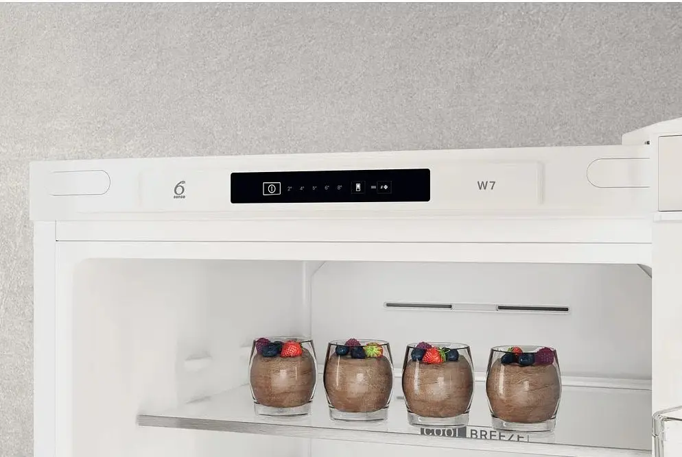 Холодильник Whirlpool с нижней морозильной камерой 231 л 104 л 2 двери А++ NF Белый (W7X82IW) - фото 3