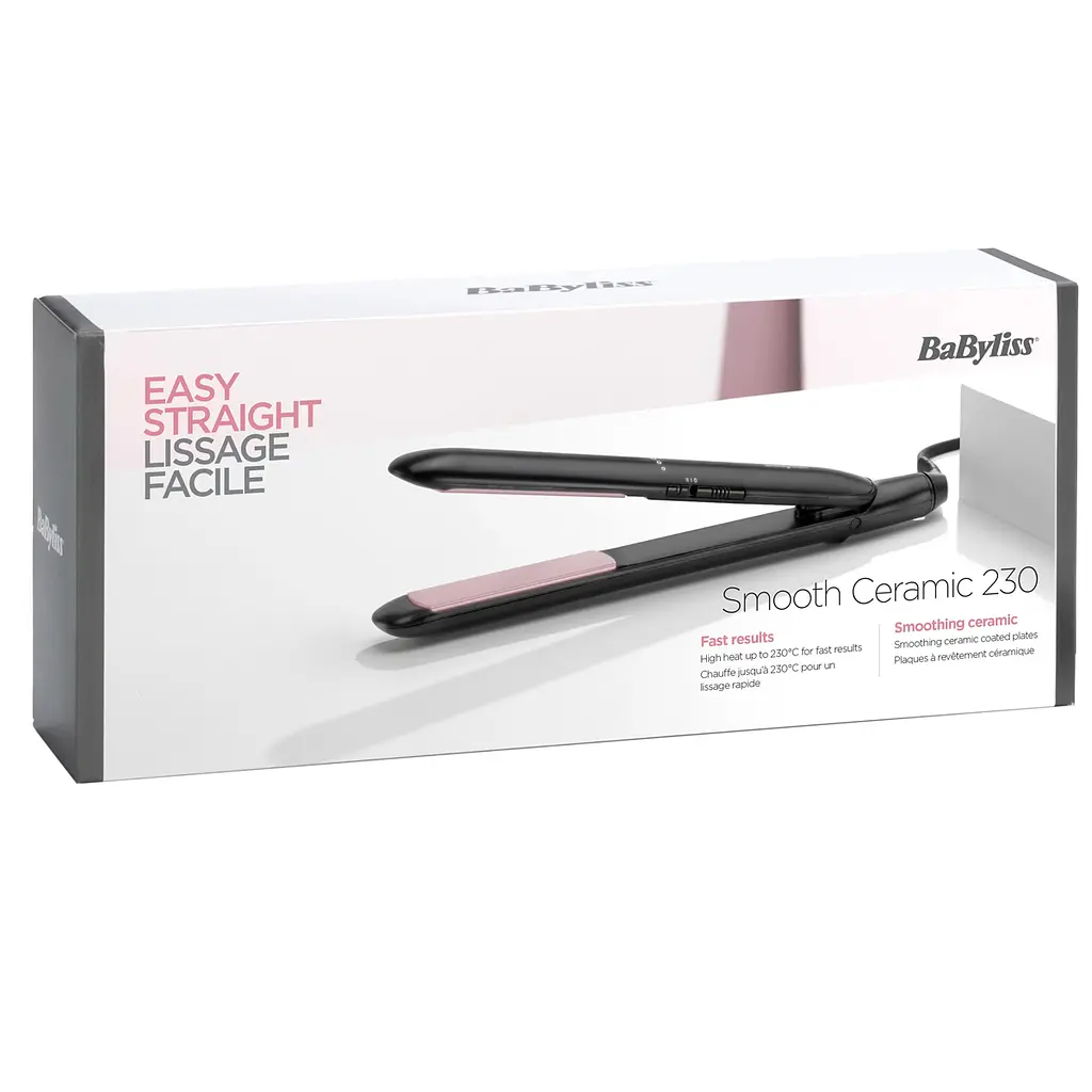 Випрямляч BaByliss Smooth Ceramic чорний (ST241E) - фото 4