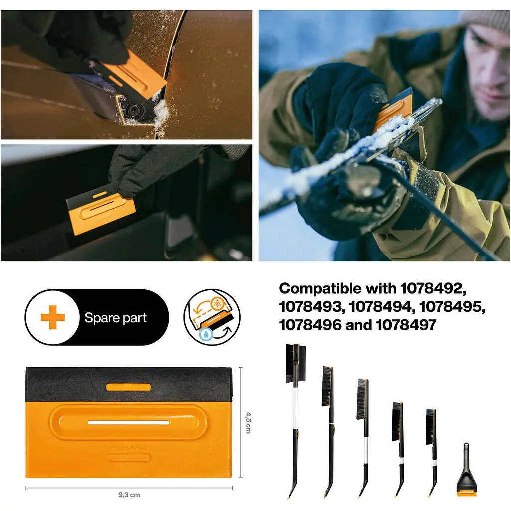 Запасний скребок для автощіток Fiskars X-series/Plus/Solid (1078610) - фото 2
