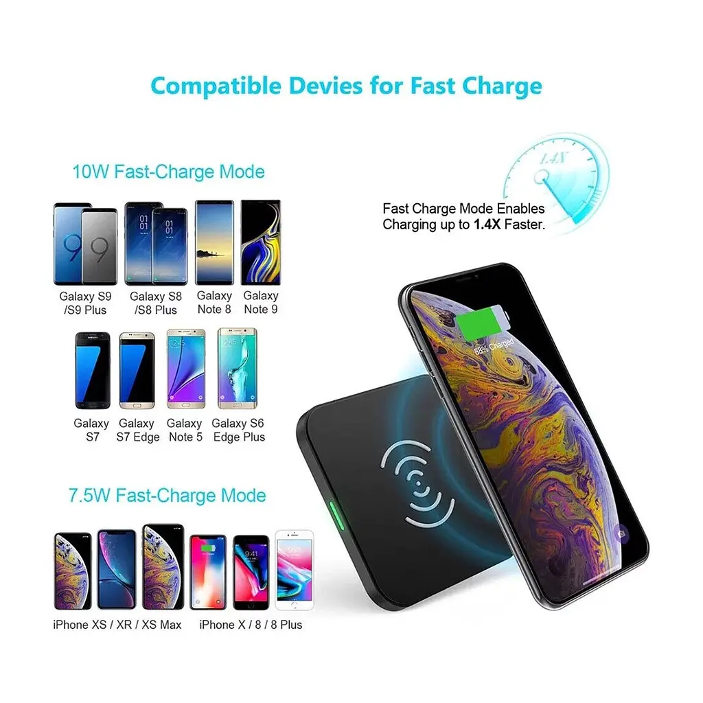 Зарядное устройство для Choetech Wireless 10W black (T511-S) - фото 3