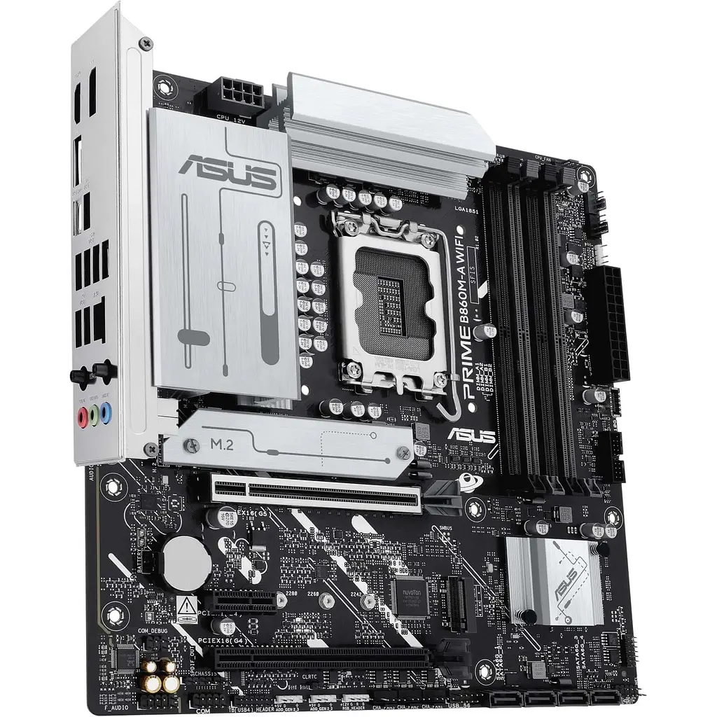 Материнская плата Asus Prime B860M-A WIFI s1851 B860 4xDDR5 M.2 DP HDMI Wi-Fi BT mATX - фото 4