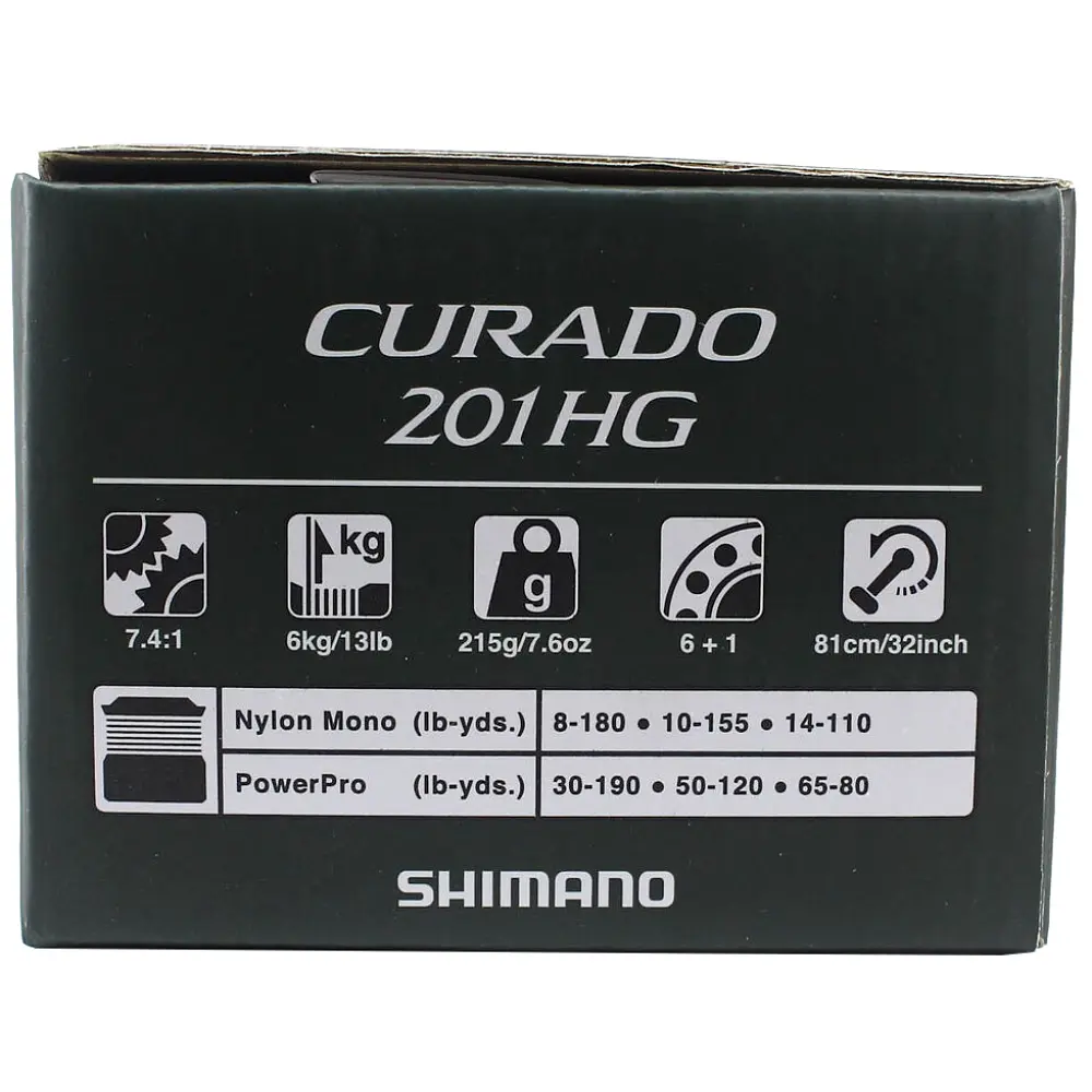 Катушка Shimano Curado M 201 HG Left Hand 6+1BB 7.4:1 - фото 6