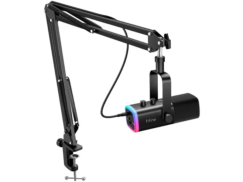 Мікрофон для ПК Fifine AmpliGame AM8T Black - фото 3