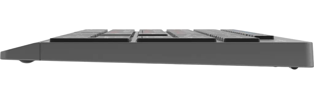 Клавіатура бездротова Maxxter KBW-01G-UA Gray-Black - фото 2