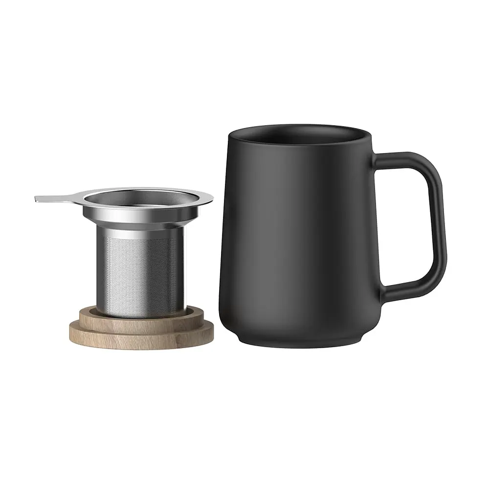 Чашка-заварник U Brewing Mug Wood, 500 мл - Червоний - фото 3