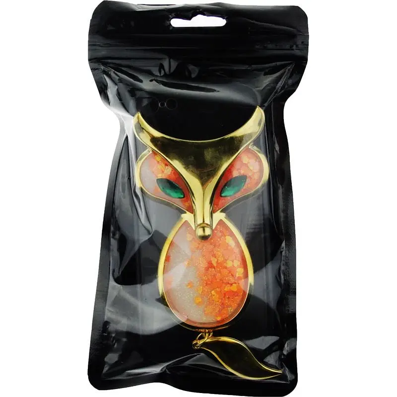 Чохол-накладка Toto TPU Case Decorative Stones IPhone 5/5S/SE A Fox Black - фото 2