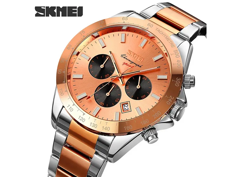 Чоловічий наручний годинник 9259RGRG Rose Gold-Rose Gold Skmei acs0029840 - фото 3