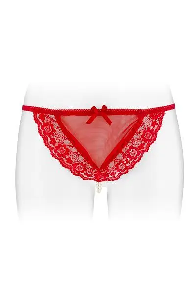 Трусики-стрінги із перлиною ниткою Fashion Secret KATIA Red Fashion Secret SO2247 94652