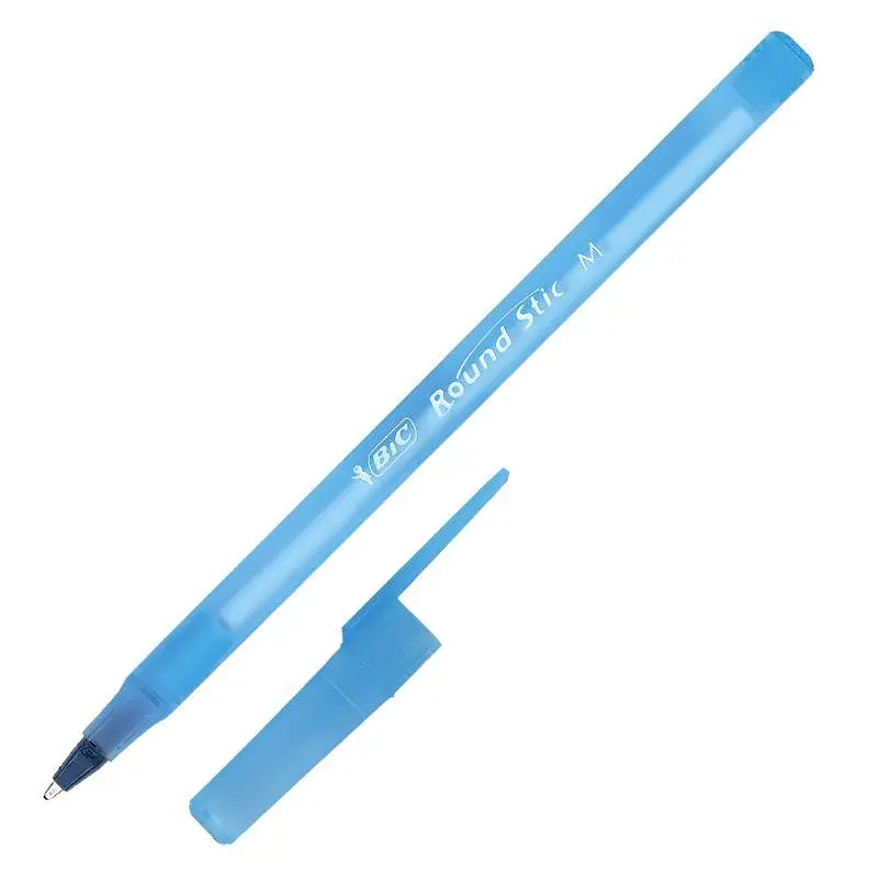 Ручка кулькова "BIC" Round Stic /893212/921403/ синя (60/540) - фото 2