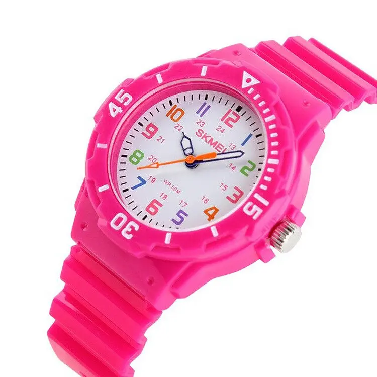 Дитячий наручний годинникSkmei 1043 Rose Red (12362) - фото 2