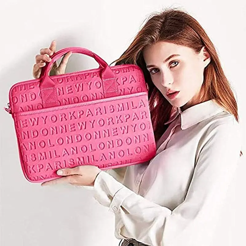 Сумка для ноутбука Wiwu Cosmo Slim Case for MacBook 13.3" / 14" Pink [6957815515905] [79314] - фото 2