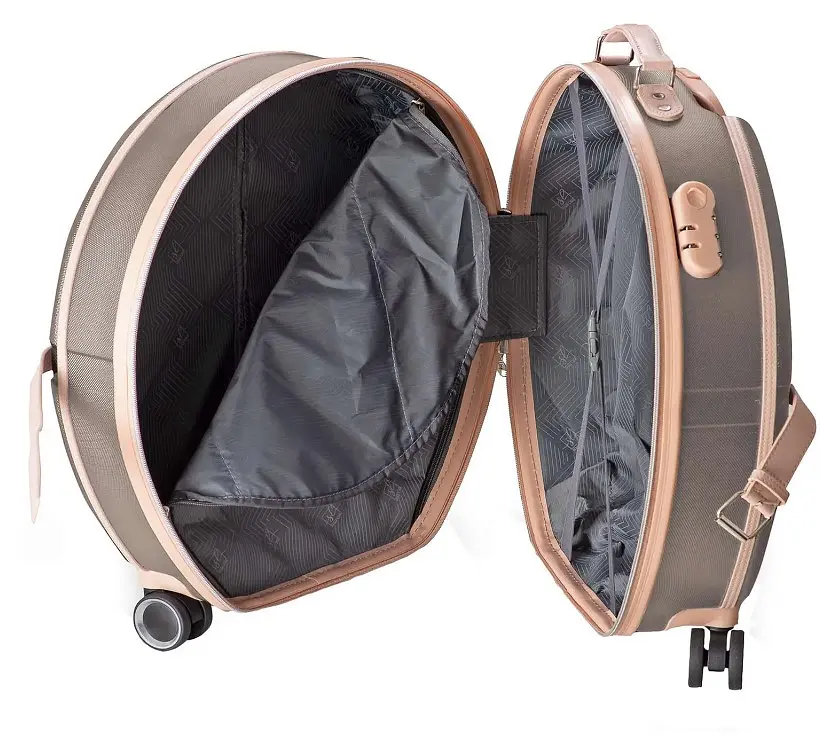 Чемодан Semi Line 24" (M) Brown/Pink Cream (T5673-3) (DAS302679) - фото 2