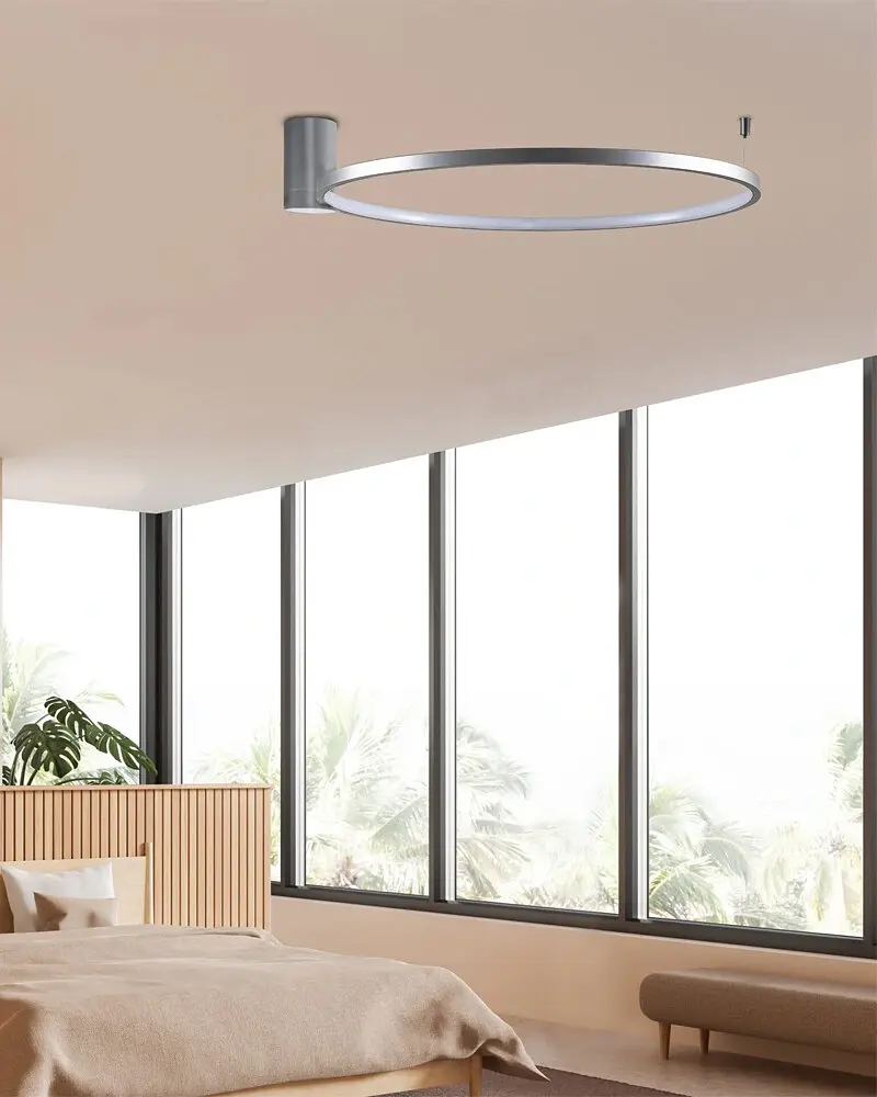 Люстра Goldlux 329998 Noemi LED 1x20W 4000K 2600Lm IP20 никелева - фото 2