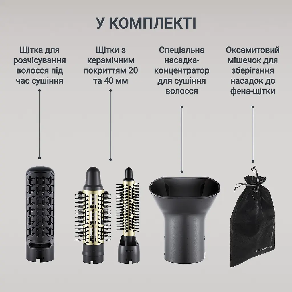 Фен-щетка Rowenta CF 6330F0 - фото 3