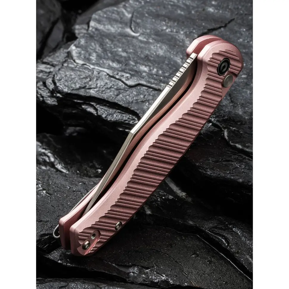 Ніж складаний туристичний Civivi Stormhowl, (8.4 см) Nitro-V / Aluminum рожевий - фото 15