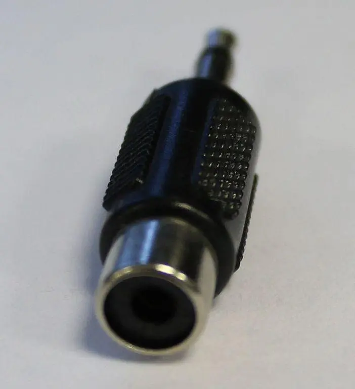 Адаптер TCOM Jack 3.5 штекер RCA гнездо моно - фото 3