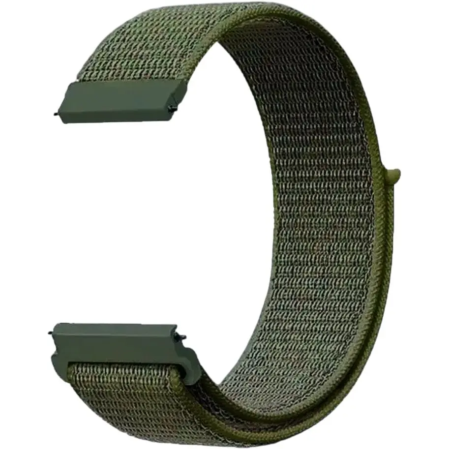Ремінець DK CDK для Garmin Vivomove HR 20mm Nylon Sport Loop (012415) (olive flak)