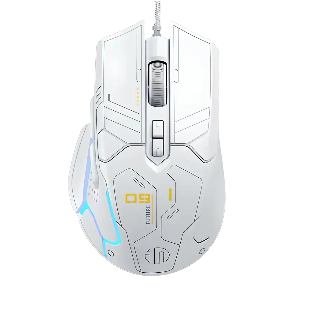 Миша INPHIC PG9 RGB White - фото 4