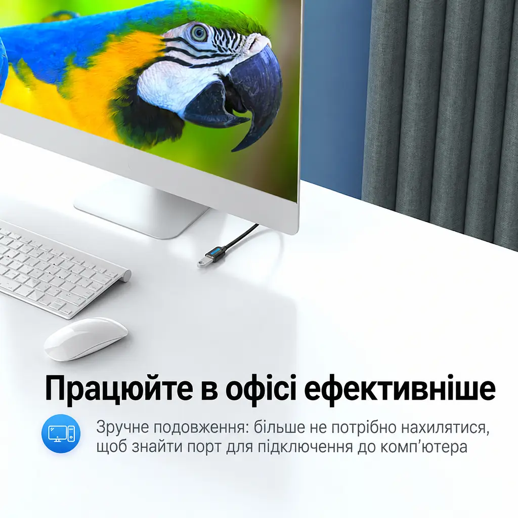 Кабель-подовжувач Vention CBHBG USB 3.0 Type-A 1,5 м чорний (CBHBG) - фото 11