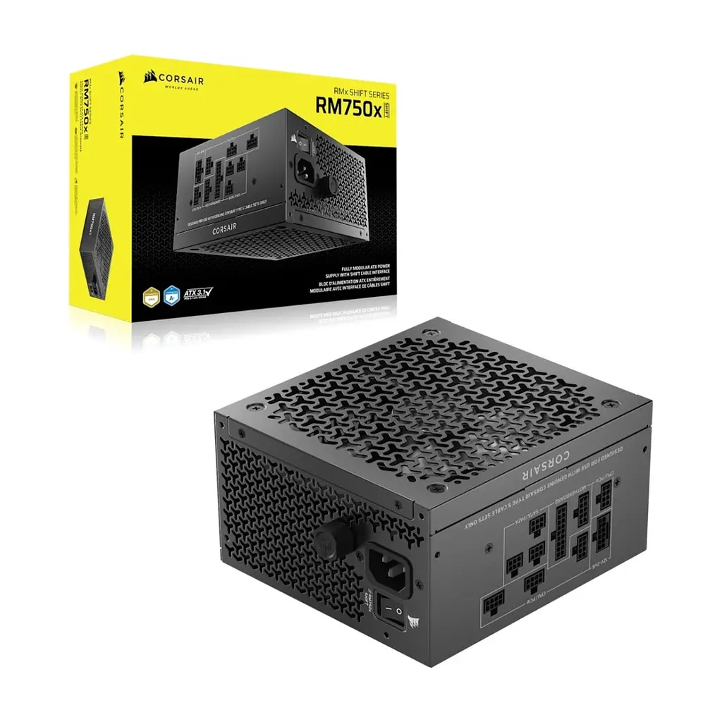 Блок живлення Corsair 750W RM750x Shift ATX 3.1 (CP-9020298-EU) - фото 3